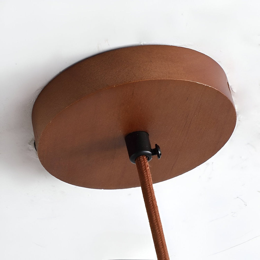 Retro Wabi-Sabi Natural Stone Travertine Pendant Light