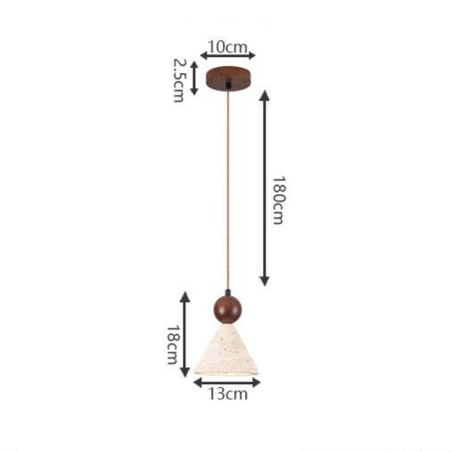 Travertine Creative Retro Medieval Pendant Light