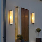 HaloGuard Semi Dome Outdoor Glass Wall Lamp