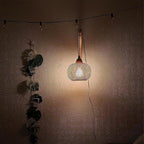 Pastoral Hemp Rope Bamboo Wall Light