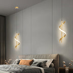 Nordic Spiral Acrylic Chandelier