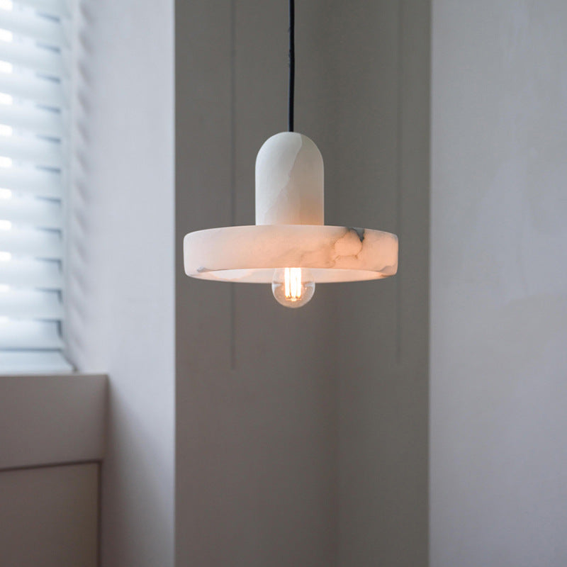 Elegant Alabaster Marble Pendant Light