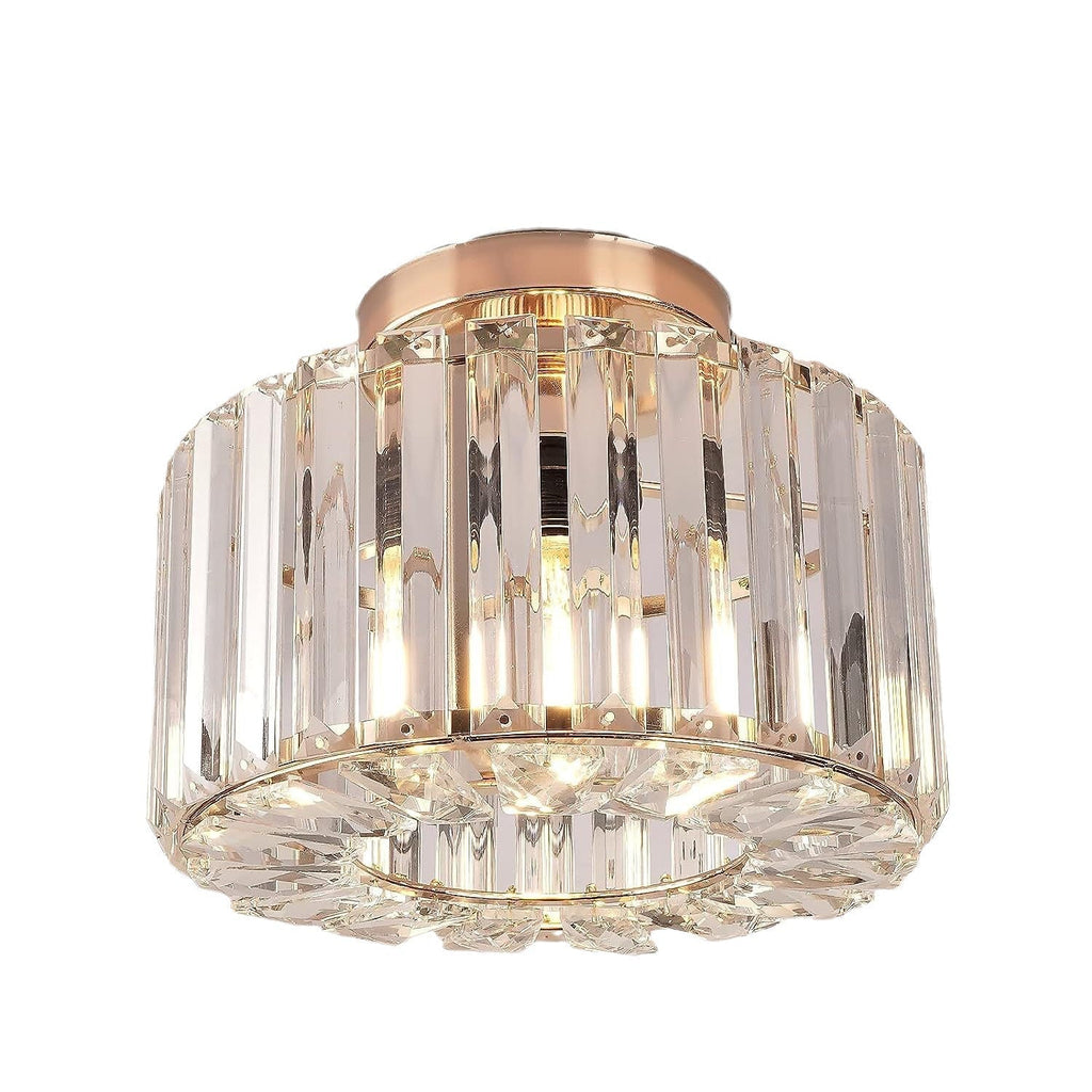 Elegant Crystal Flush Mount Ceiling Light