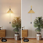 Boho Style Hand-Woven Wall Light