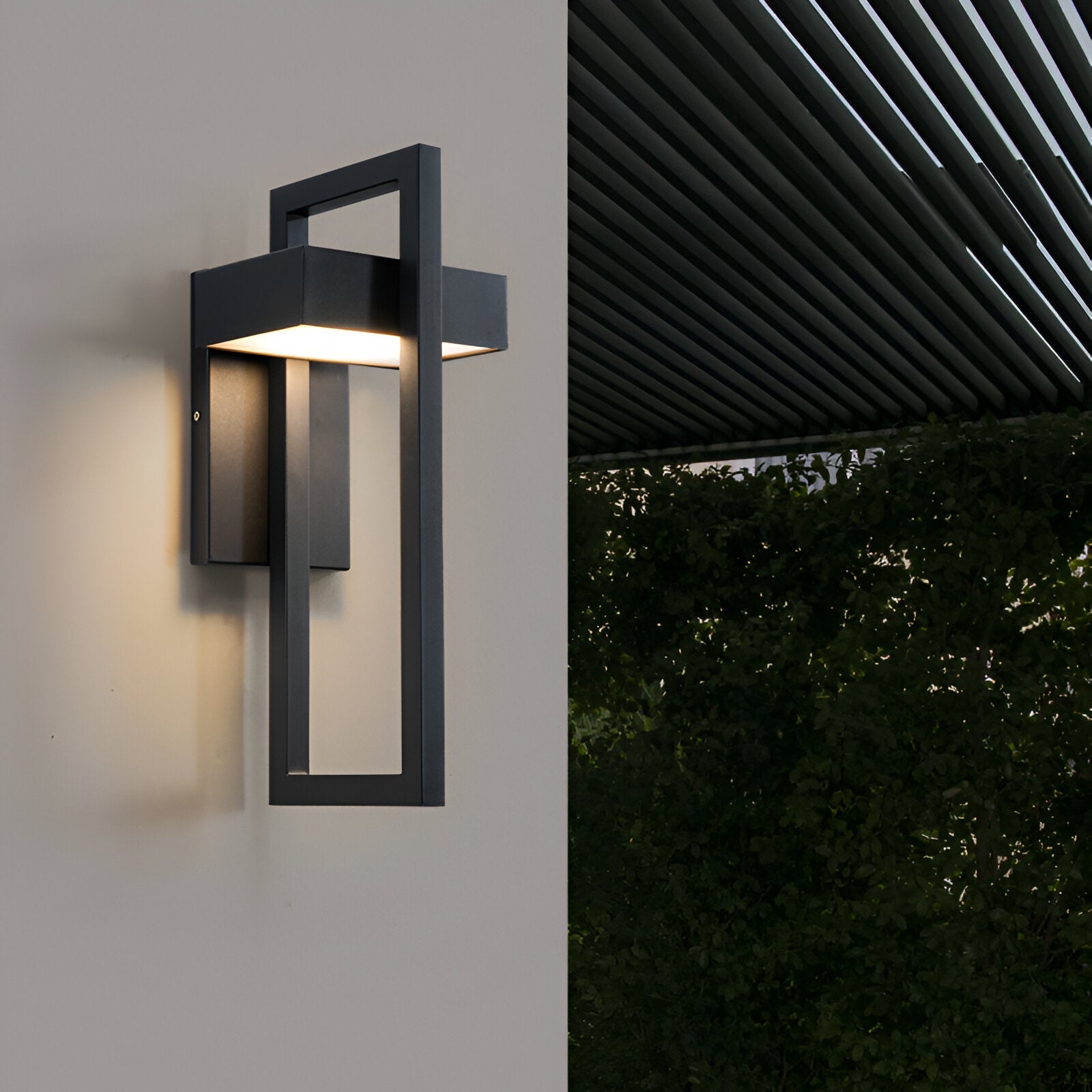 Luminous Twilight Glow Waterproof Outdoor Wall Light
