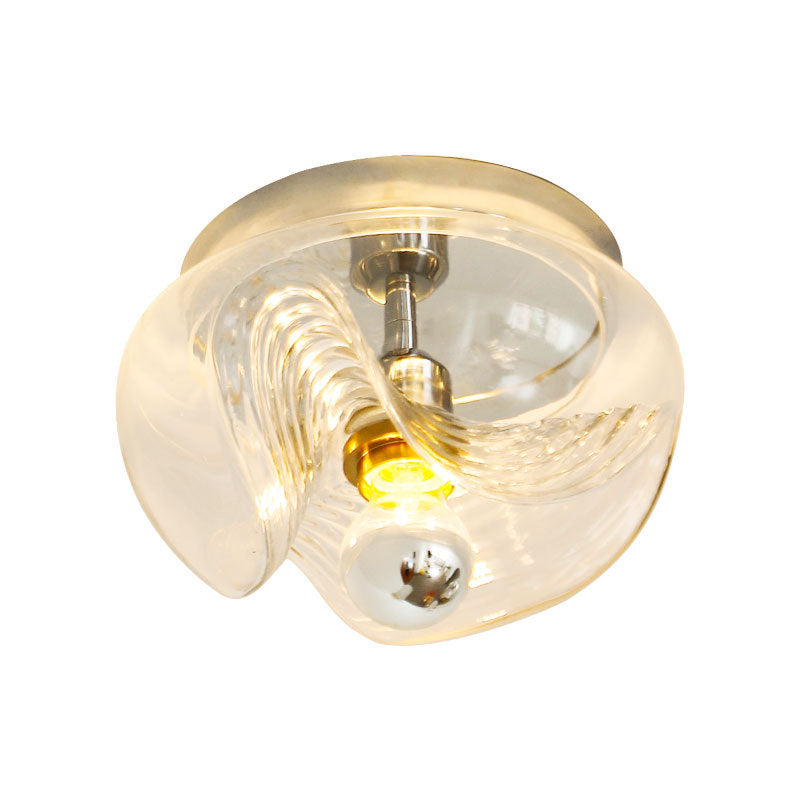 French Vintage Bauhaus Medieval Aisle Ceiling Light