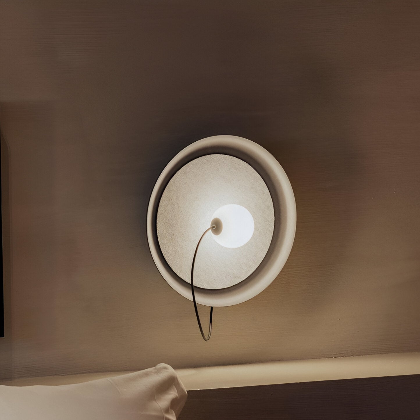 Nordic Modern Adjustable Circular Iron Wall Light