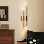 Travertine Retro Style Double Long Wall Light