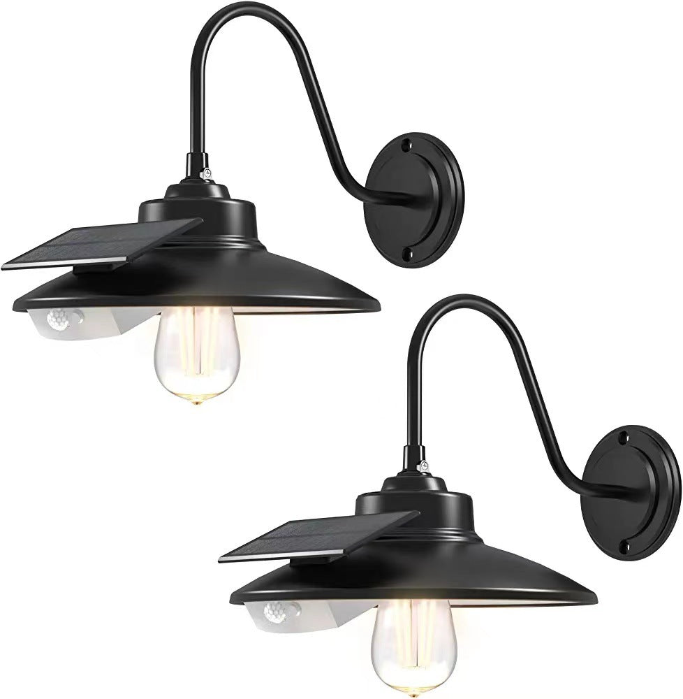 Retro IP65 Waterproof Outdoor Solar Wall Light