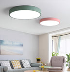 Nordic Macaron Round LED Ceiling Light