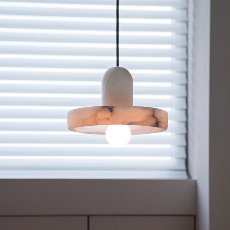 Elegant Alabaster Marble Pendant Light