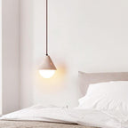 Yellow Travertine Cream Pendant Light