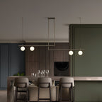 Nordic Glass Linear Luxury Pendant Light