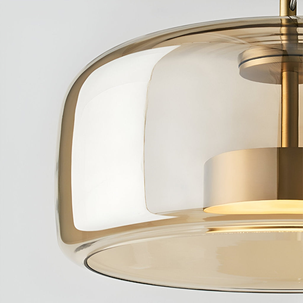 Retro Hailie Modern Glass LED Pendant Light