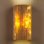 Solaro Travertine Garden Outdoor Wall Light