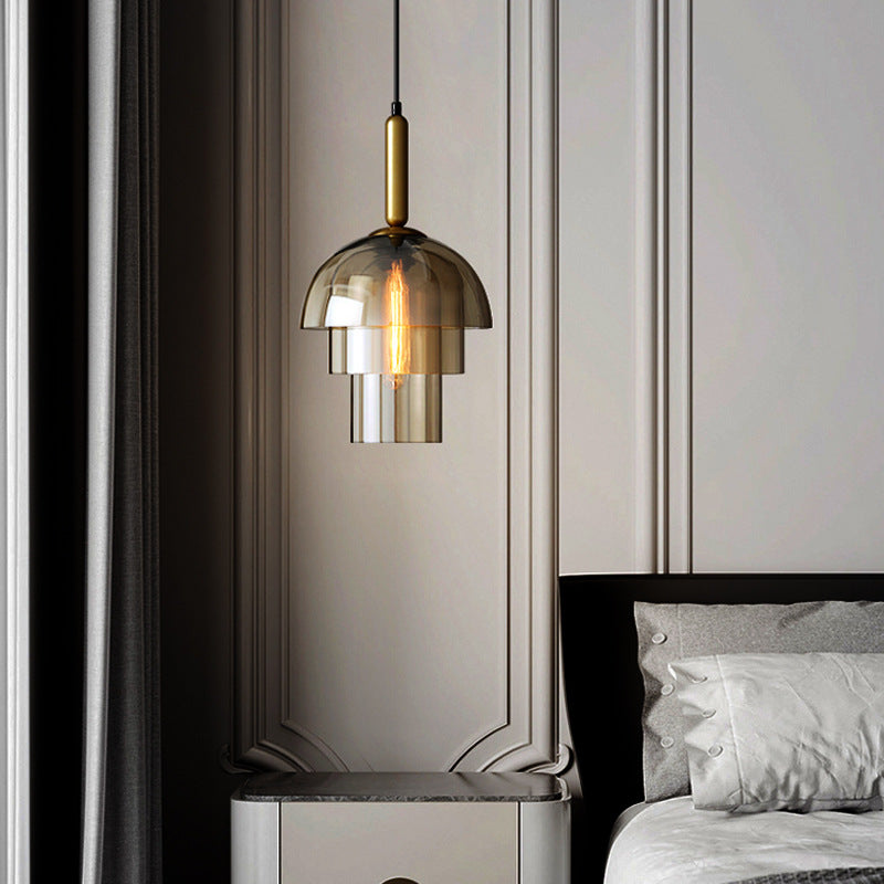Clued Creative Minimalist Dome Glass Pendant Light