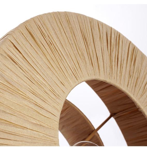 Modern Boho Rattan Double-Layer Plant Ceiling Light