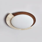 Travertine Retro Creative Geometric Ceiling Light