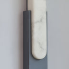 Agatha Modern Artificial Alabaster Minimalist Wall Light
