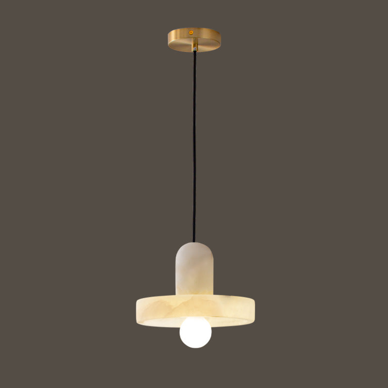 Elegant Alabaster Marble Pendant Light
