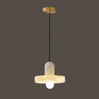 Elegant Alabaster Marble Pendant Light
