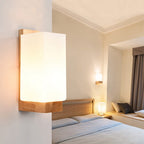 Einar Nordic Wood Glass Wall Lamp