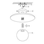 Solid Wood Circle Japandi Wall Light