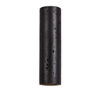 Minimalist Black Travertine Tube Wall Light
