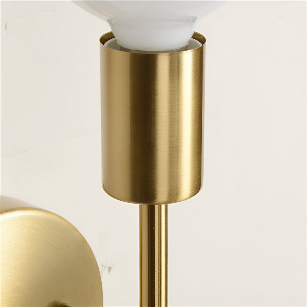 Retro Style Shadeless Single Head Wall Light