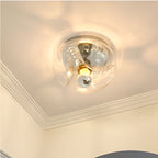 French Vintage Bauhaus Medieval Aisle Ceiling Light