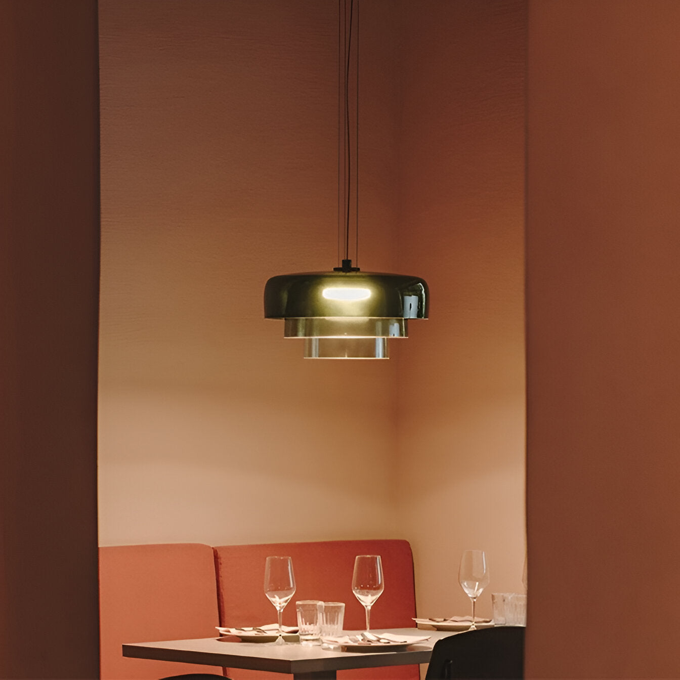 Nordic Celestial Glass Pendant Light