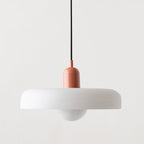 Luminous Halo Modern Glass Pendant Light