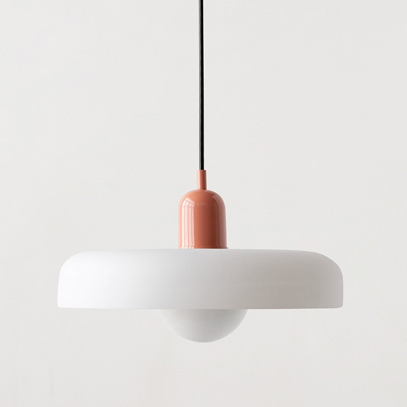 Luminous Halo Modern Glass Pendant Light