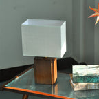 Kairo Japandi Bamboo Linen Table Lamp