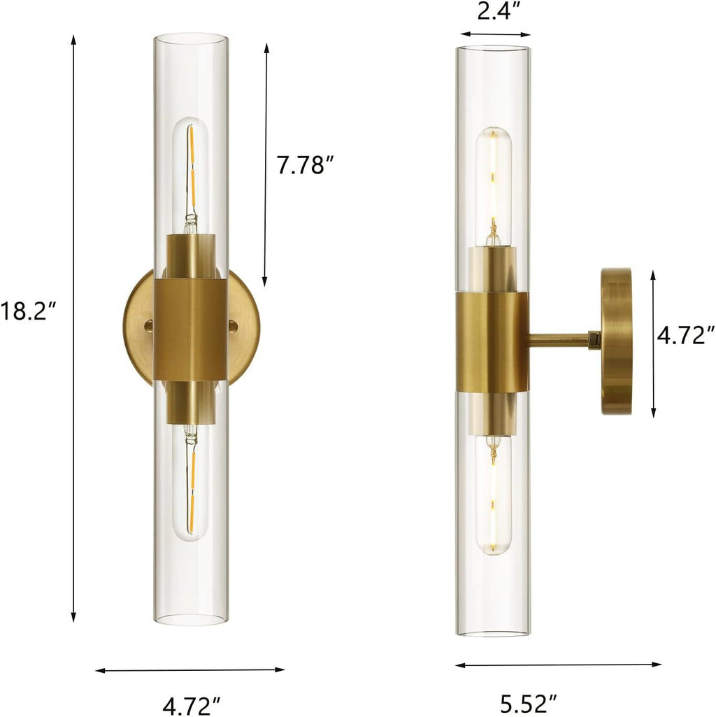 Nordic Bathroom Waterproof Wall Light Set