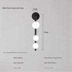 Elora Sculptural Glass Minimalist Wall Light