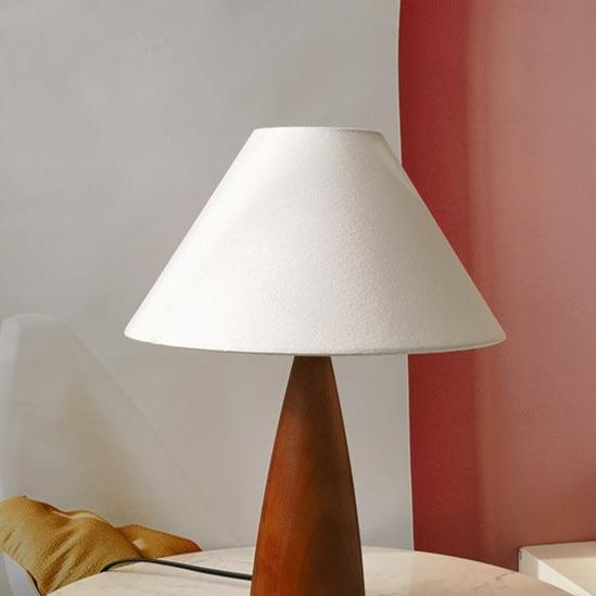 Rowan Retro Solid Wood Table Lamp