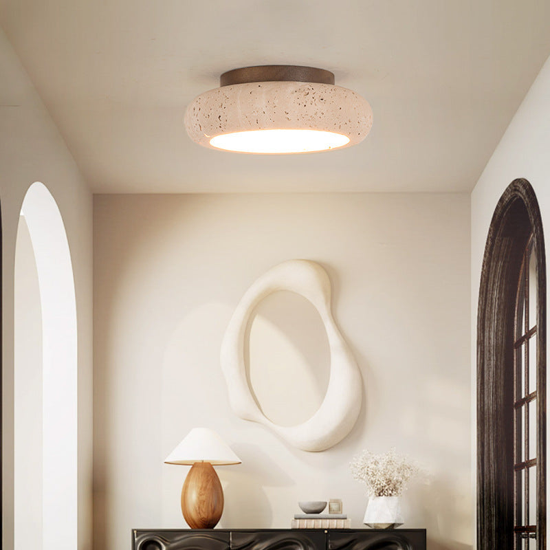 Travertine Retro Ceiling Light
