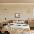 Boho Style Hand-Woven Wall Light