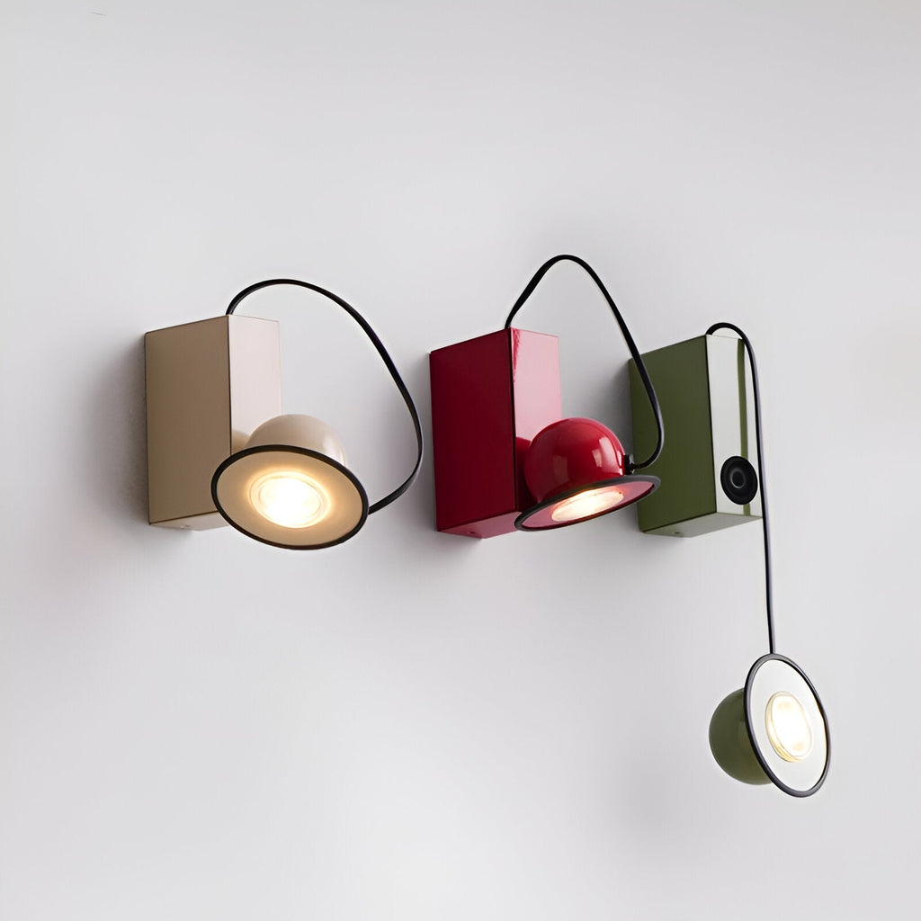 Retro Style Minibox Magnetic Wall Light