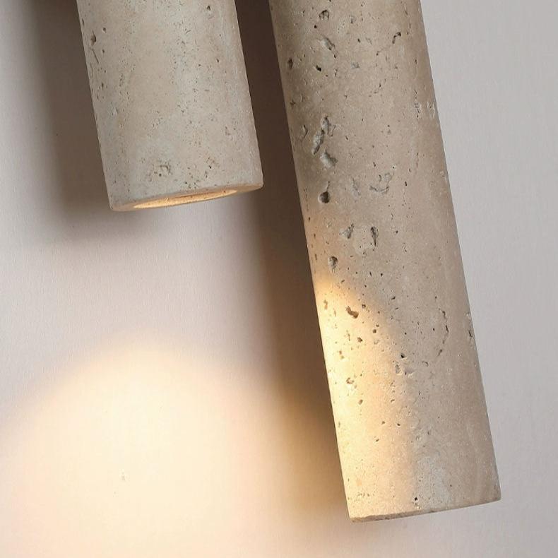 Travertine Retro Style Double Long Wall Light