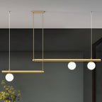 Nordic Glass Linear Luxury Pendant Light