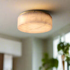 Rivage Alabaster Minimalist Ceiling Light