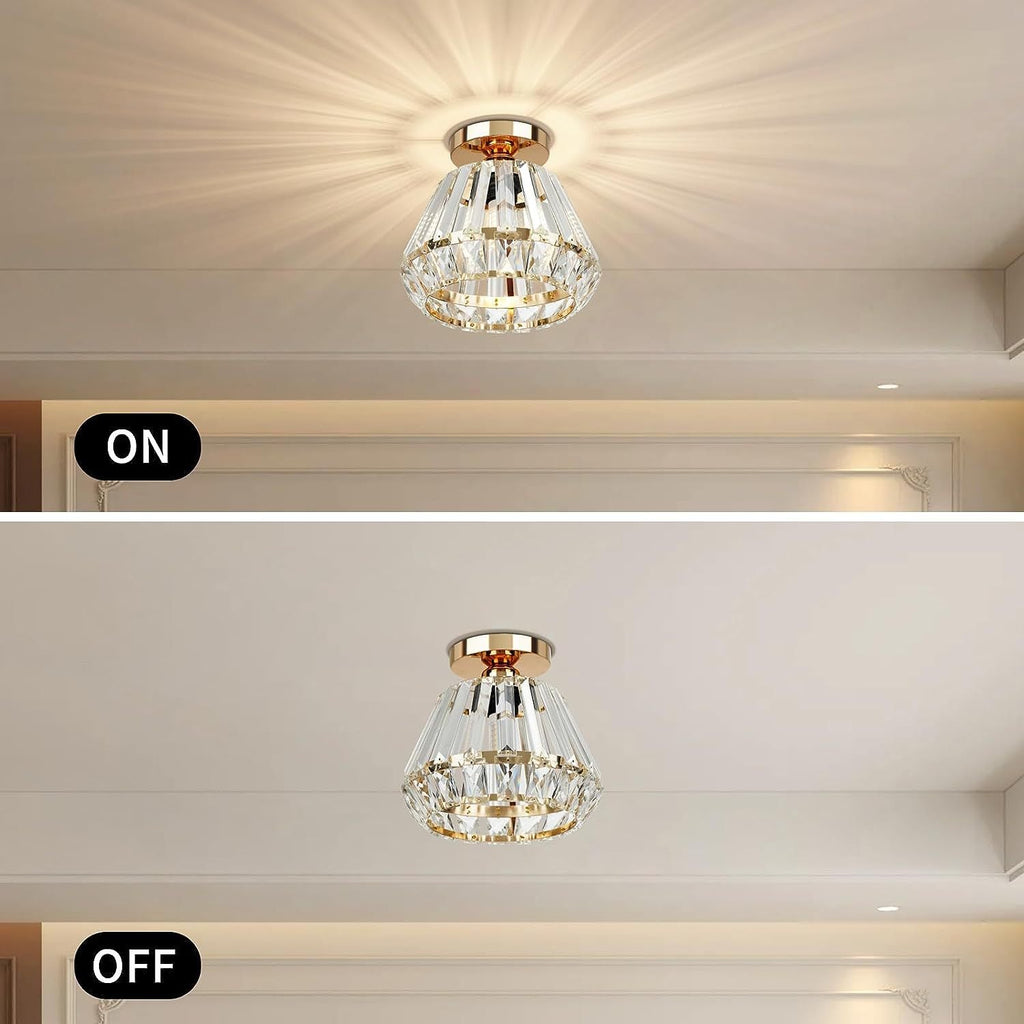 Luxury Nordic Crystal Ceiling Light