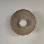 Retro Ceramic Style Resin Round Japandi LED Wall Light