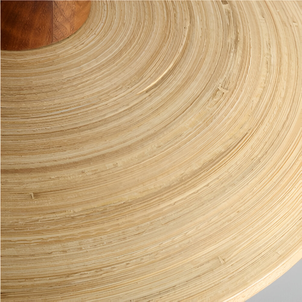 Elara Japandi Wood Elegance Pendant Light
