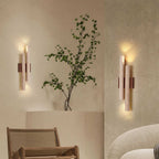 Travertine Retro Style Double Long Wall Light