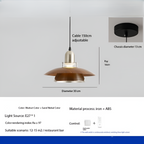 Retro Medieval Metal Flying Saucer Pendant Light