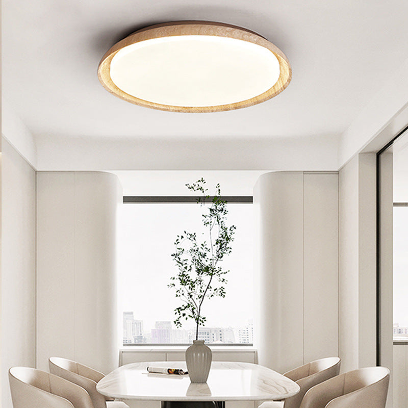Travertine Japanese Wabi-Sabi Style Retro Ceiling Light