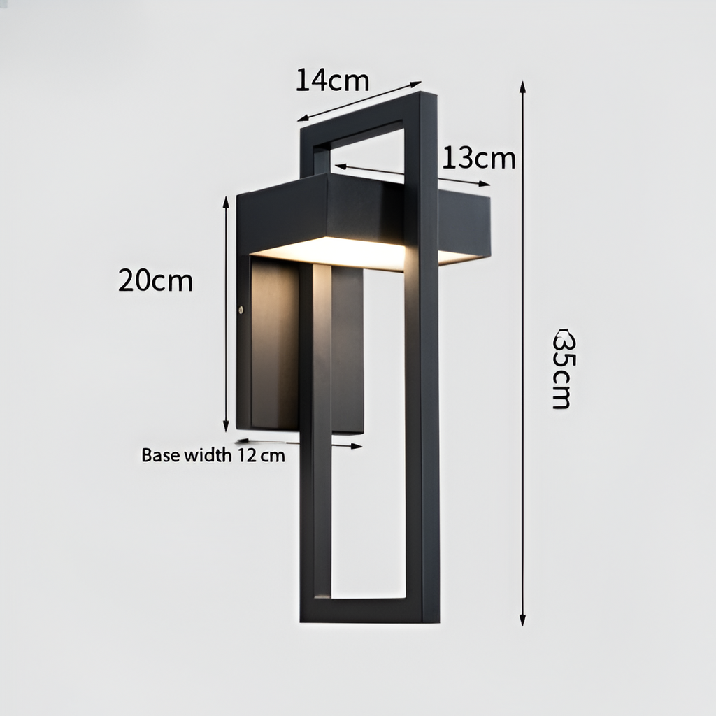 Luminous Twilight Glow Waterproof Outdoor Wall Light